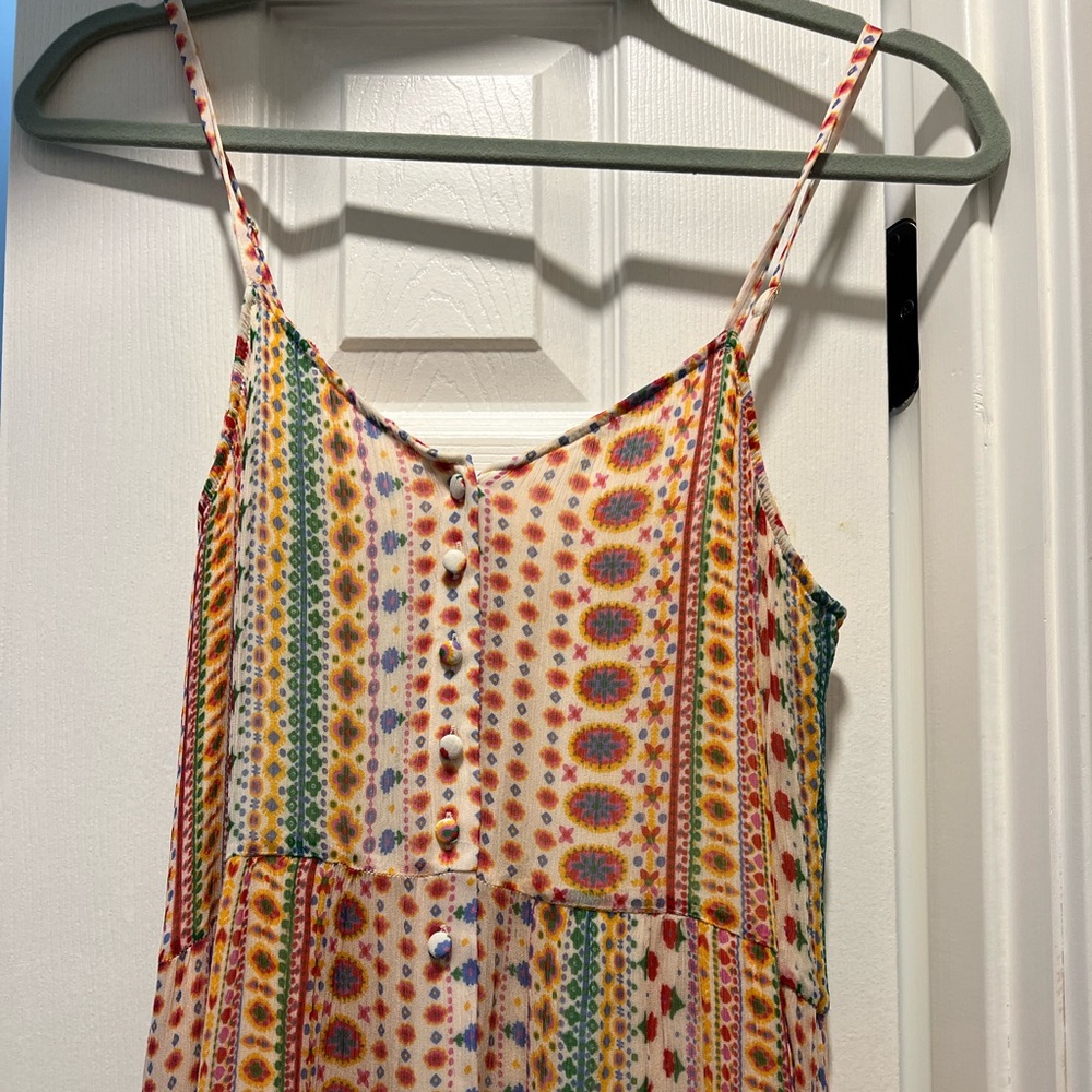 sezane summer maxi dress floral size 36 2 4 small